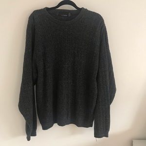 bill blass grey vintage chunky sweater